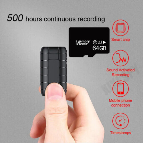 500hrs recording Mini voice activated recorder hidden spy listening device - Picture 2 of 16