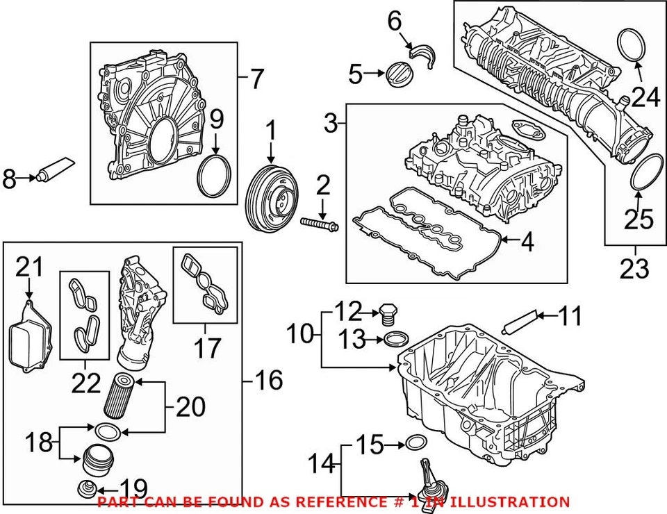 Polea del cigüeñal del motor original OEM para Mini 11238602800 Foto 3 de 3
