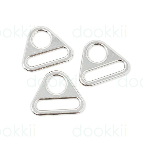 5pcs 25mm Triangle Connector Silver Rainbow Brass Bright Brass Crafts M1949 - Picture 8 of 8