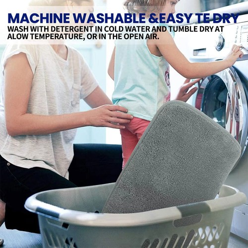 Soft Rug Absorbent Memory Foam Bath Mat Non-slip Bathroom Floor Shower Carpet - Picture 9 of 21