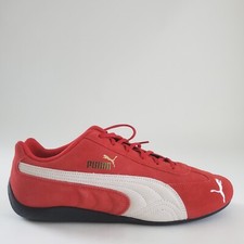Men  s 12 Puma Speedcat LS Red White Men Motorsport Shoes New Rare 380173-04