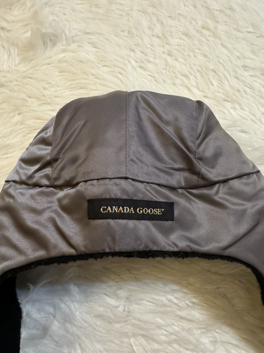 Canada Goose x October’s Very Own Flight Satin Aviator Hat Grey Large XL