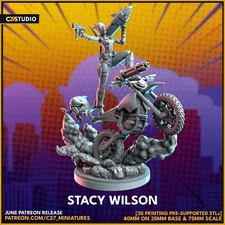 Stacy Wilson | 40mm Crisis Protocol | Tabletop Gaming | Tabletop Miniature |