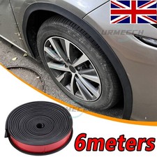 6m Extra Wide Arches Fender Flares Wheel Eyebrow Trim Strip Arch Lip Protectors
