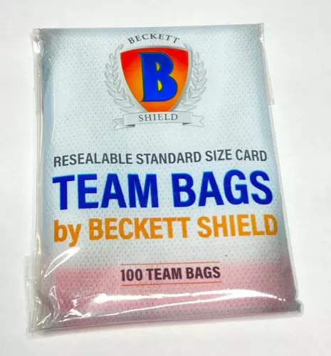 Beckett Shield Resealable Team Bags 100 200 400 500 1000 2500 10000 YOU PICK
