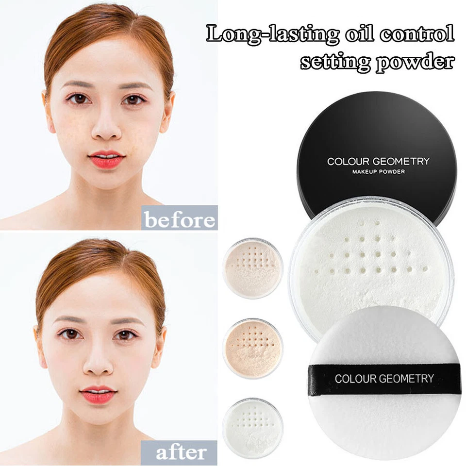 UK Loose Face Powder - Translucent Extra Coverage Oil Control Beauty - Image 2 of 4