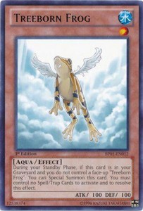 Treeborn Frog - BP01-EN012 - Rare - Unlimited Edition x3 - Near Mint