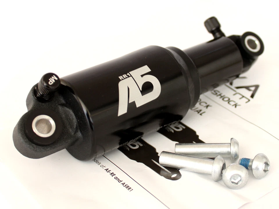 Amortiguador trasero Kindshock KS A5-RR1 150x30 mm doble aire negro Foto 4 de 4