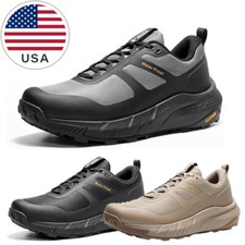 NORTIV 8 Men's Waterproof Hiking Shoes Lightweight Walking Sneakers Arch Support