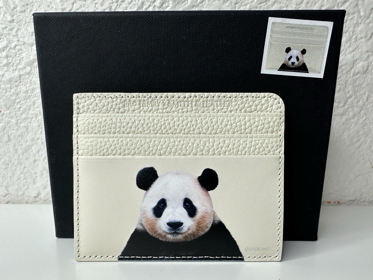 NEW Everland Bao Family x Smith Leather Fubao Panda Card Wallet