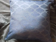 Decorative Throw Pillow Blue Patterned Home Decor Bed Couch Sofa NEW!