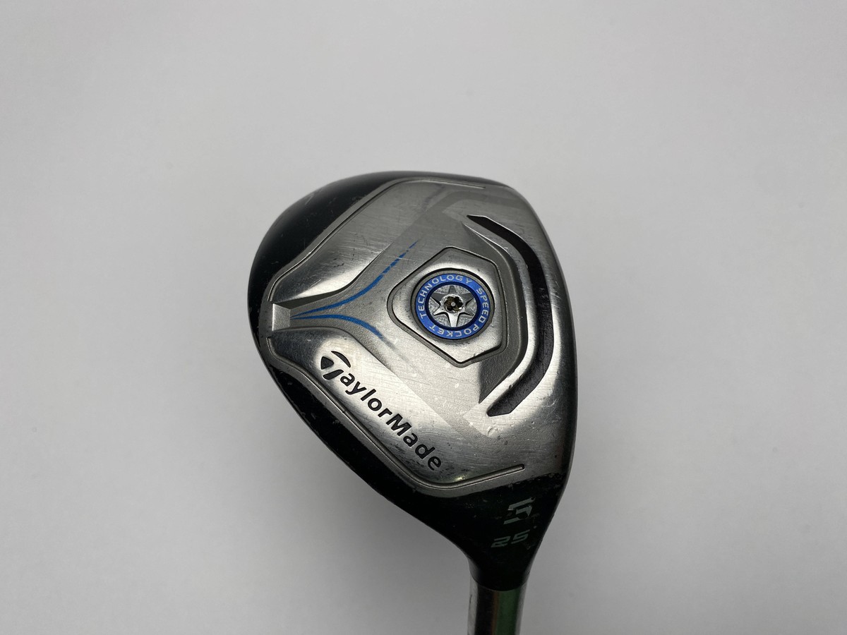 Taylormade Jetspeed Black 25° 5 Hybrid Regular Graphite Shaft Taylormade Grip* Taylormade Jetspeed Black 25° 5 Hybrid Regular Graphite Shaft Taylormade Grip*