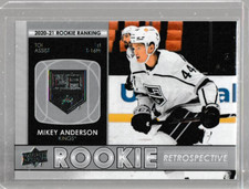 Mikey Anderson 2021-22 upper deck hockey Rookie Retrospective RR-3 NM