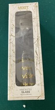 MIXIT Wine Bottle Glass Drinks Well With Others. 9 Inches Tall Brand New w/ Box