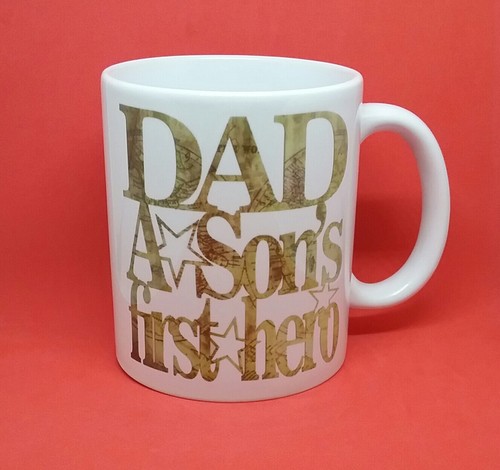Hero Fathers Day Coffee Mug Best Dad Father Son Cup Birthday Present Gift Mugs a - Picture 6 of 12