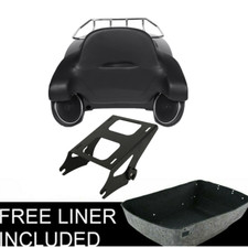 Trunk Backrest & 6.5" Speakers & Mount Fit For Harley Road Glide King 2014-2025