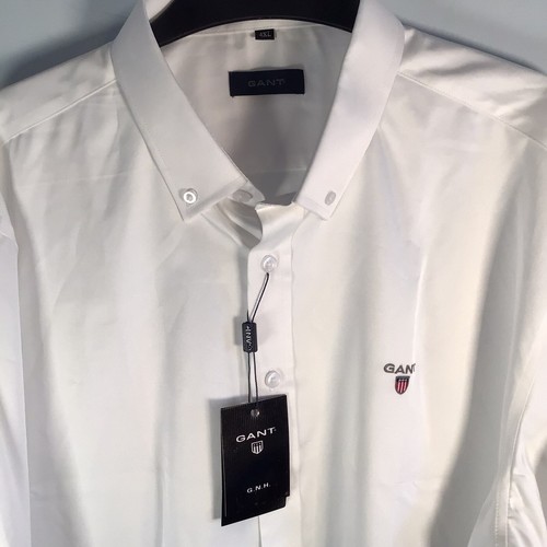 GANT 4XL XXXL white Button Down Shirt 