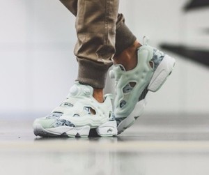 Reebok Instapump Fury SG Opal Bianco V69989 Scarpe da ginnastica in acciaio  | eBay