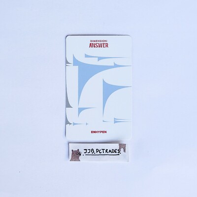 Enhypen Dimension: Answer Jungwon Official Photocard | eBay