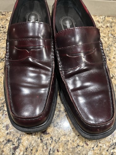 Rockport Mocassini Uomo Borgogna Penny Taglia 9M Scarpa # APM28493 - Foto 16 di 21