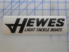 Hewes Boats Sticker 3" 5" 7.5" 11" Redfisher Bayfisher Lappy Bonefisher Flats 