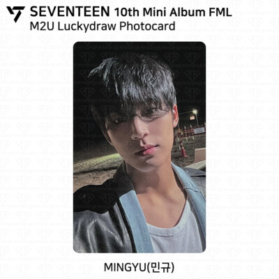 Seventeen 10th Mini Album FML Lucky Draw Photocard M2U PS SW