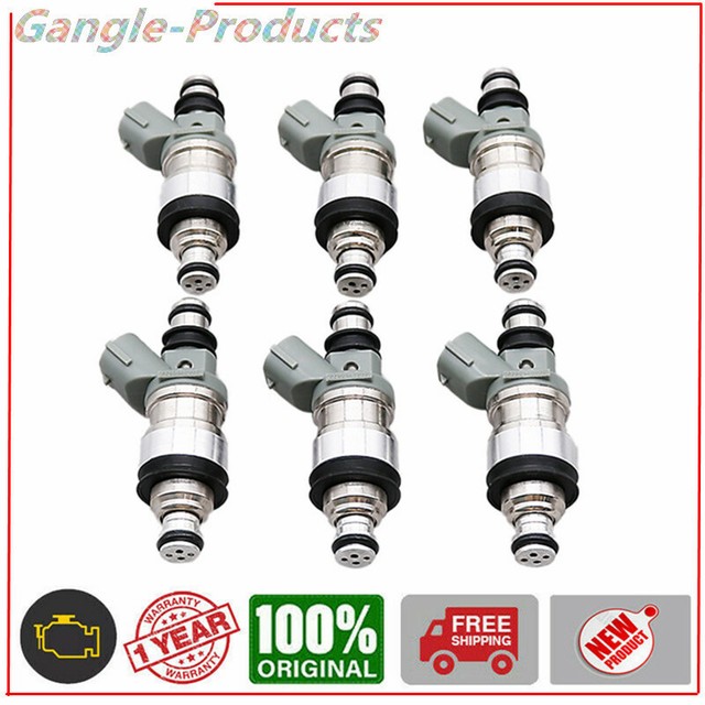 6Pc Fuel Injectors 2320962030 Fit For 1995 1996 1998 Toyota T100