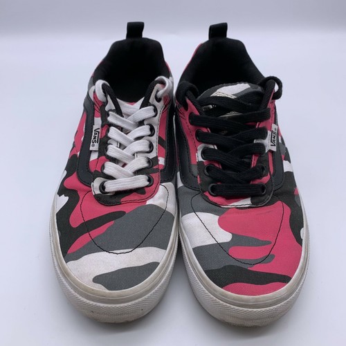 vans pink camo