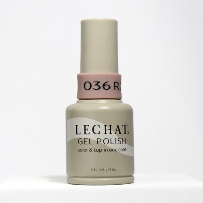 LeChat Color & Top in One Coat Gel Polish LG036 Rouge 0.5 oz