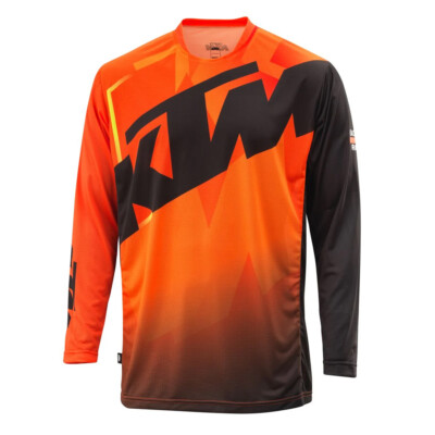 KTM Pounce Orange and Black Off-Road MX Jersey Men's Sizes SM & MD