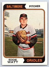 Eddie Watt  1974 Topps  #534 - Please see pics for cond.