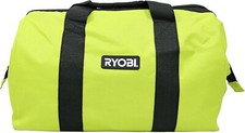 RYOBI Contractor Canvas Tool Bag Large Green Black Soft Side