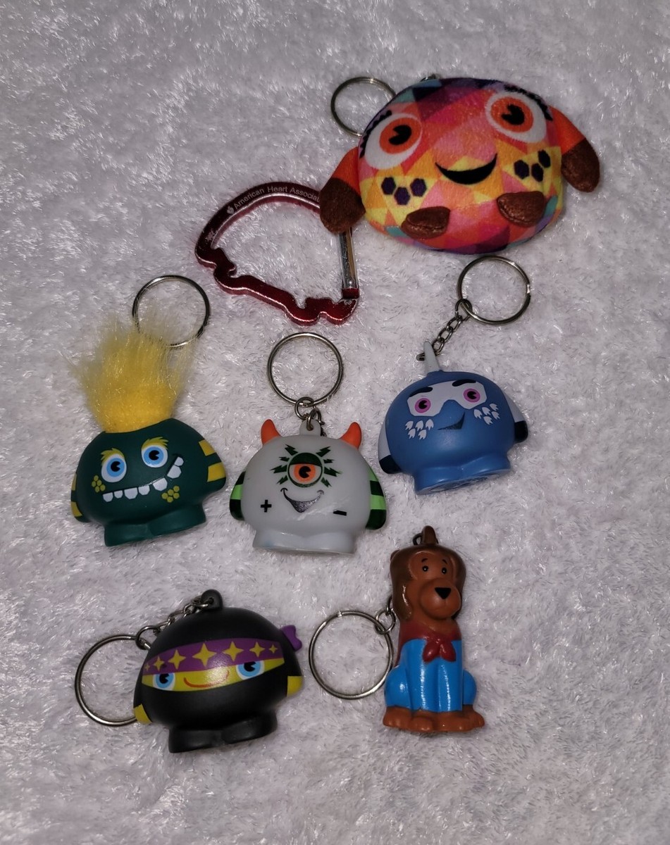 American Heart Association Keychain lot Scare Squad Figures Jax