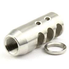 Stainless Steel .308 / 308 Muzzle Brake 5/8x24 Pitch Thread w/ Washer 