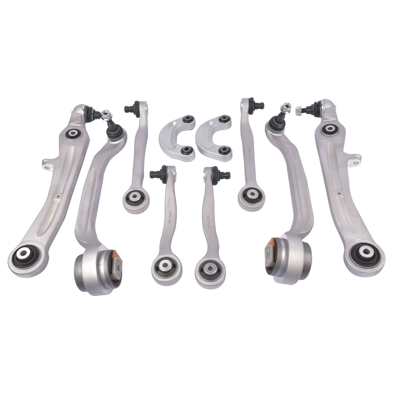 Front Rear Upper Lower Control Arms for 2004-2019 Bentley Gt Gtc Flying Spur
