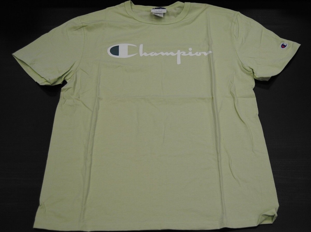 NEW MEN'S CHAMPION GT353-AHEI LIGHTWEIGHT SHORT SLEEVE TEE MINT TO