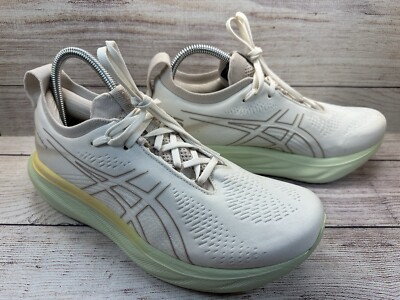 Asics Gel-Nimbus 25 Womens Shoes cream/fawn Running Gym ** WORN ONCE** 