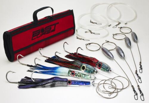 Bost Lures Wahoo Heavy Tackle Trolling Lure Pack - Picture 1 of 3