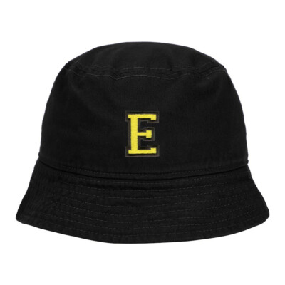 Bucket Hat for Men&Women Sport Letter E Embroidered Washed Cotton Beach Sun  Hat