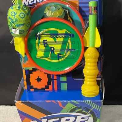 Nerf Action Set with Red, Green, and Yellow Accents