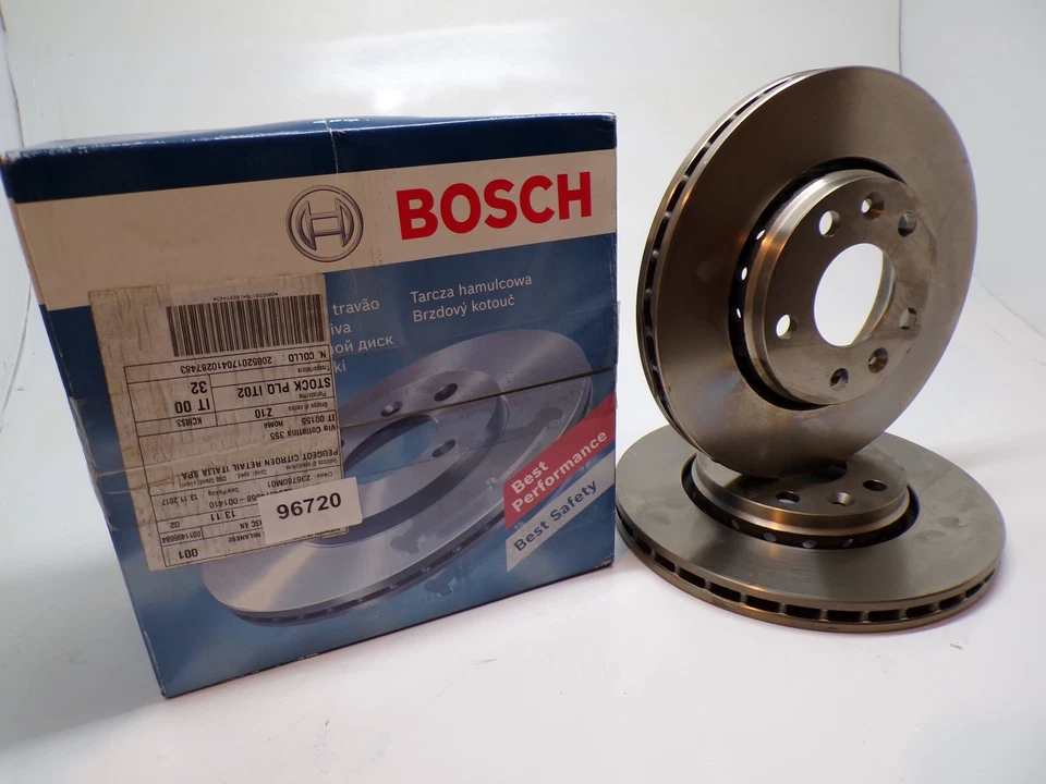 Pareja Disco De Freno Delantero Para TOYOTA COROLLA 2001 - Imagen 2 de 4