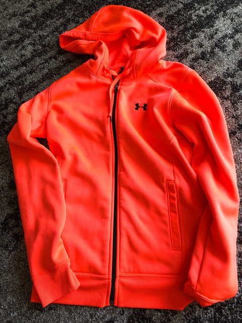 under armour hoodie pink