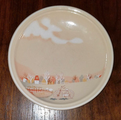 Vintage Epoch Korea Dishes. 7 Pieces. ''Golden Pond'' w/ 3 'Whipped Cream' Bowls
