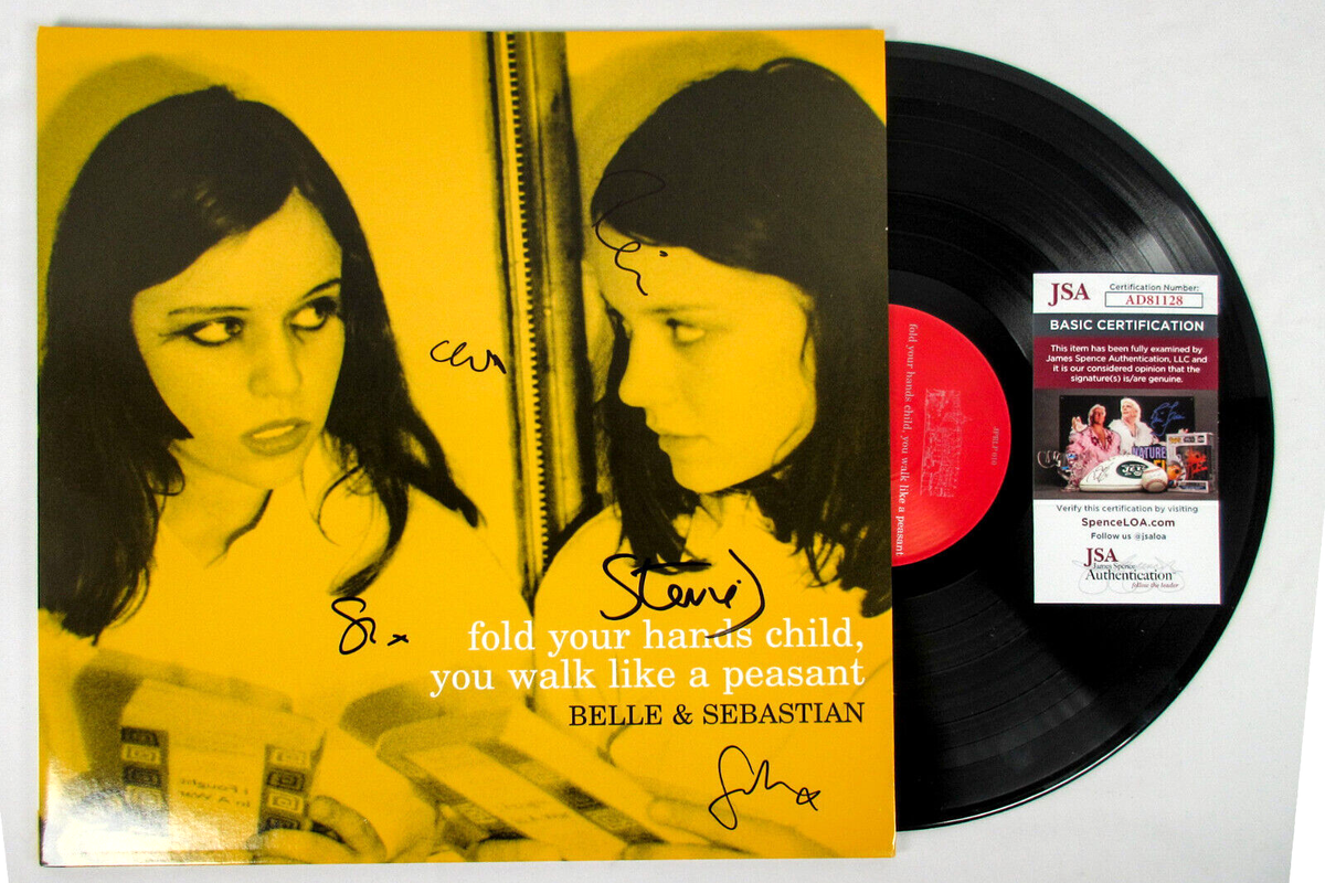Belle and Sebastian Band Signed Fold Your Hands Child Vinyl Album