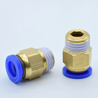 Straight Pneumatic Air Hose Tube Airline Push Male Stud Fit Connector Fittings