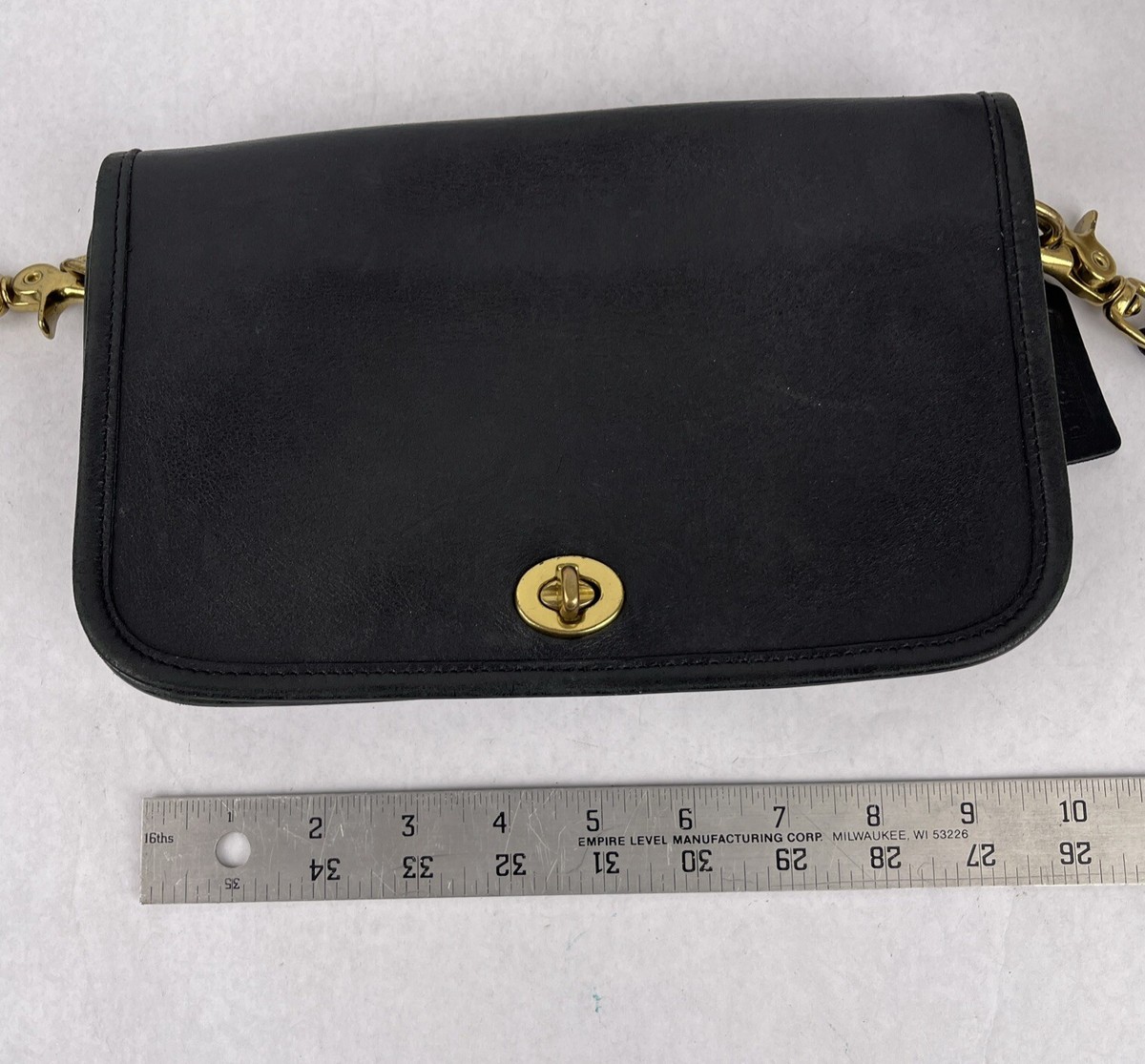 【希少】OLD COACH Dulles Bag leather black 希少】OLD COACH Dulles Bag leather black COACH Leather Black Handbag