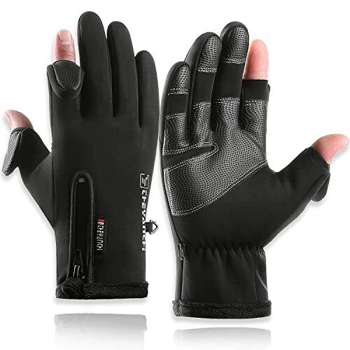 Winter Gloves for Men Women Waterproof Touchscreen Gloves Outdoor Thermal R2 - image 2 of 4