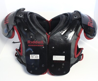 Riddell Rival JV Large Football Shoulder Pads Size 17-18 w/ Belt For 180-200lbs