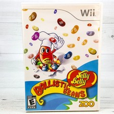 Jelly Belly Ballistic Beans Zoo w/ Manual Nintendo Wii 2009 USA - Jellybean Fun