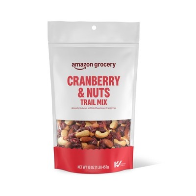 Amazon Grocery, Cranberry & Nuts, Trail Mix, 16 Oz (Previously Happy Belly, P...